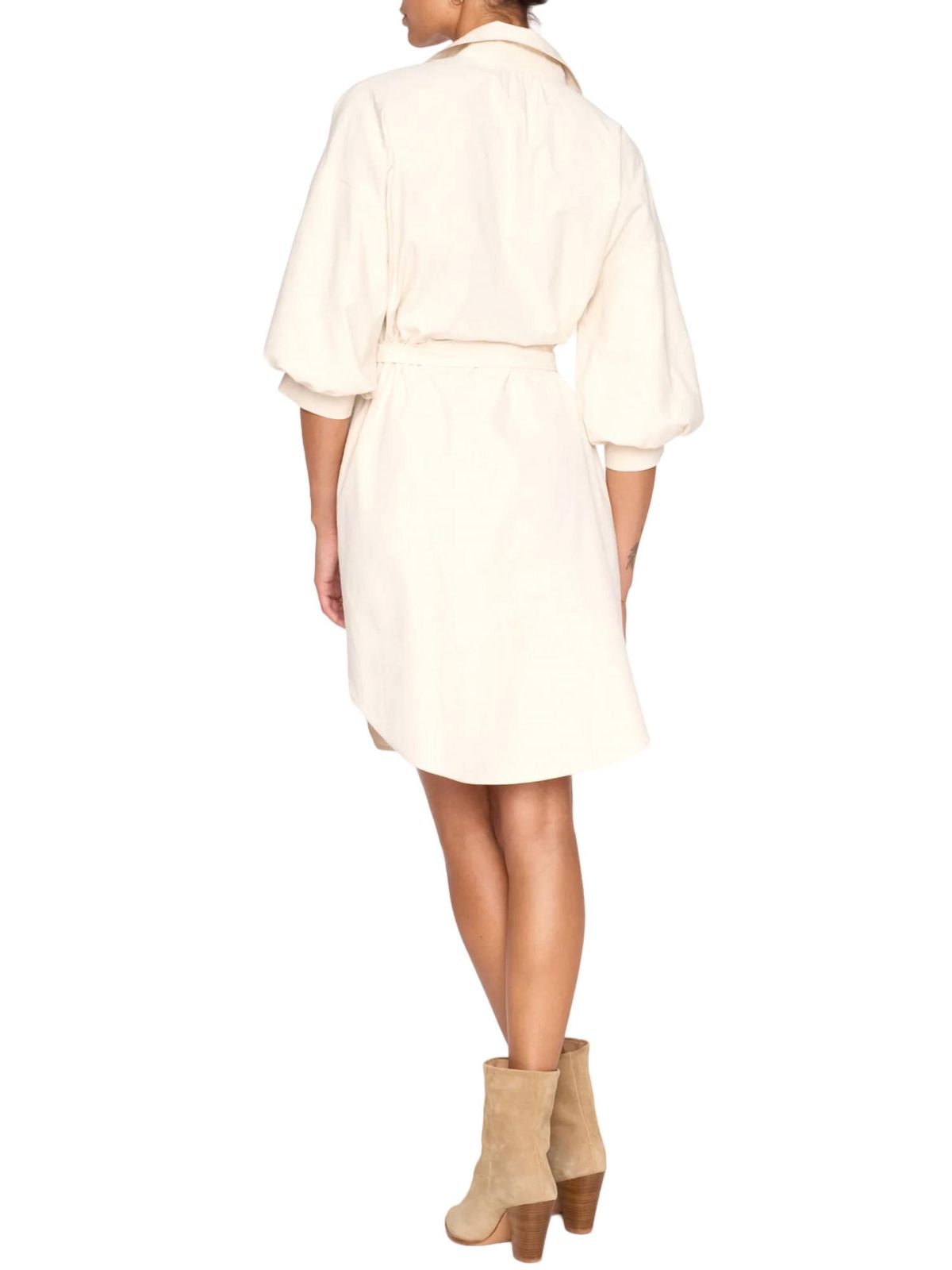 Style 1-1501690706-149 Brochu Walker Size L High Neck White Cocktail Dress on Queenly