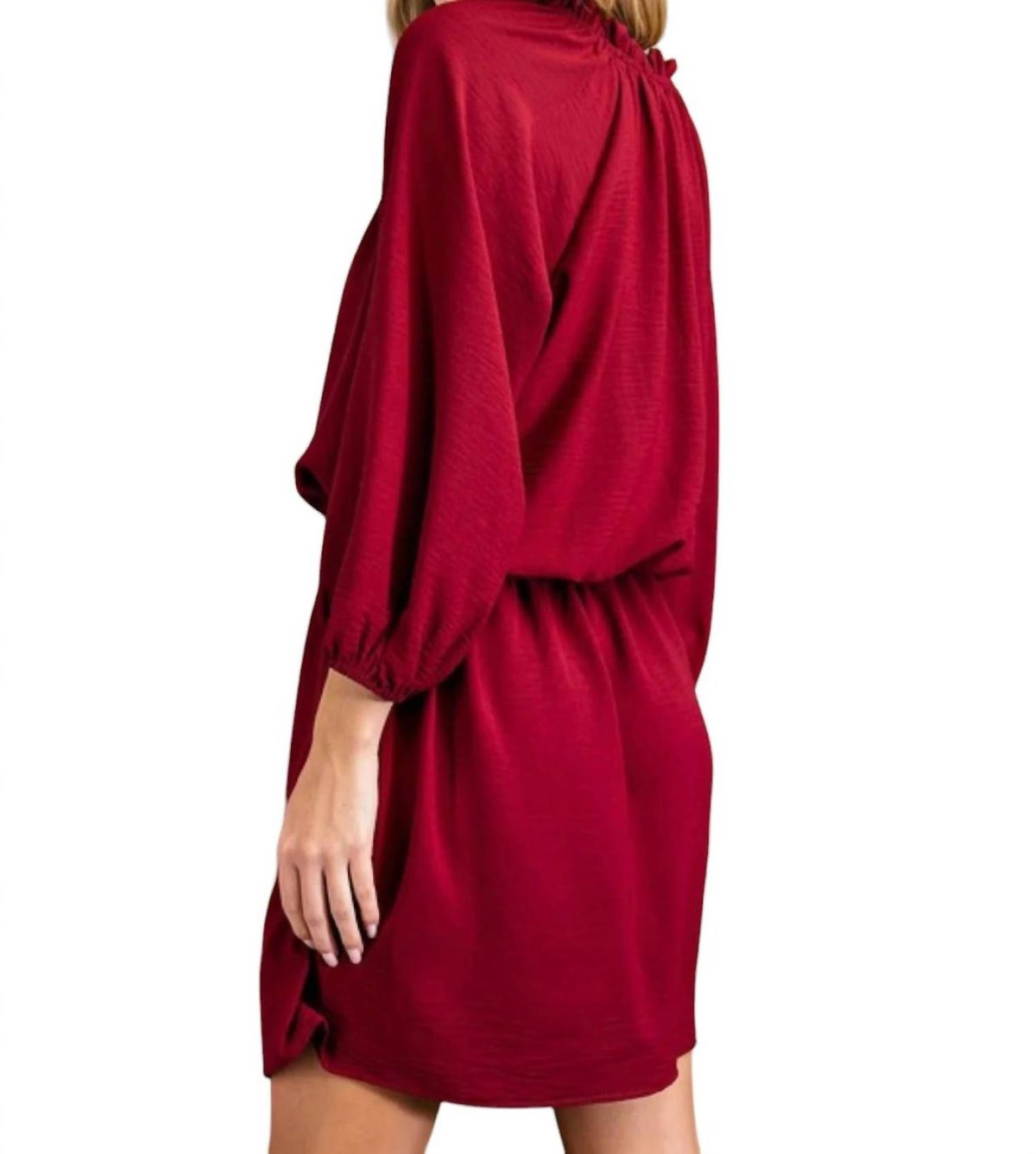 Style 1-1863518363-892 ee:some Size M Long Sleeve Red Cocktail Dress on Queenly