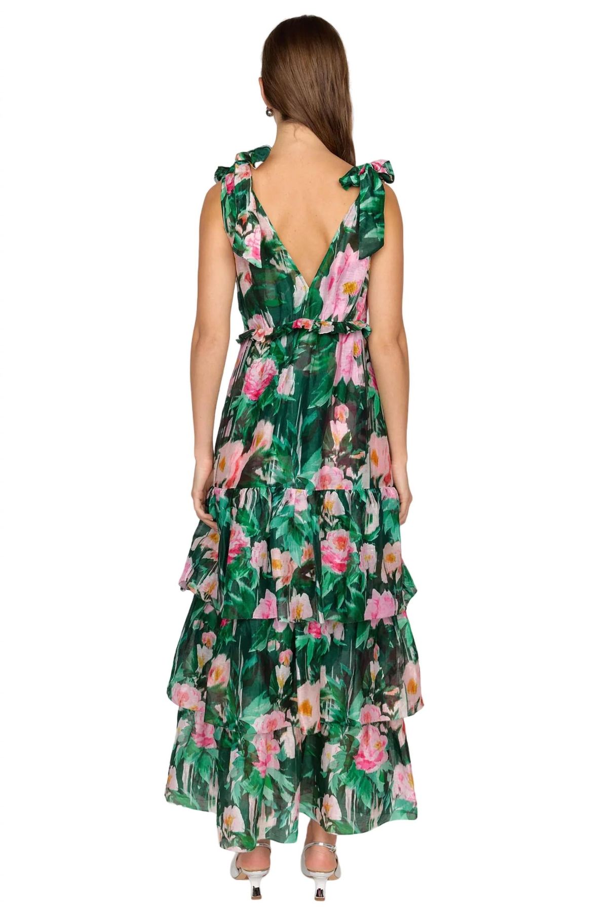 Style 1-19126920-70 CHRISTY LYNN Size XS Plunge Satin Green Cocktail Dress on Queenly
