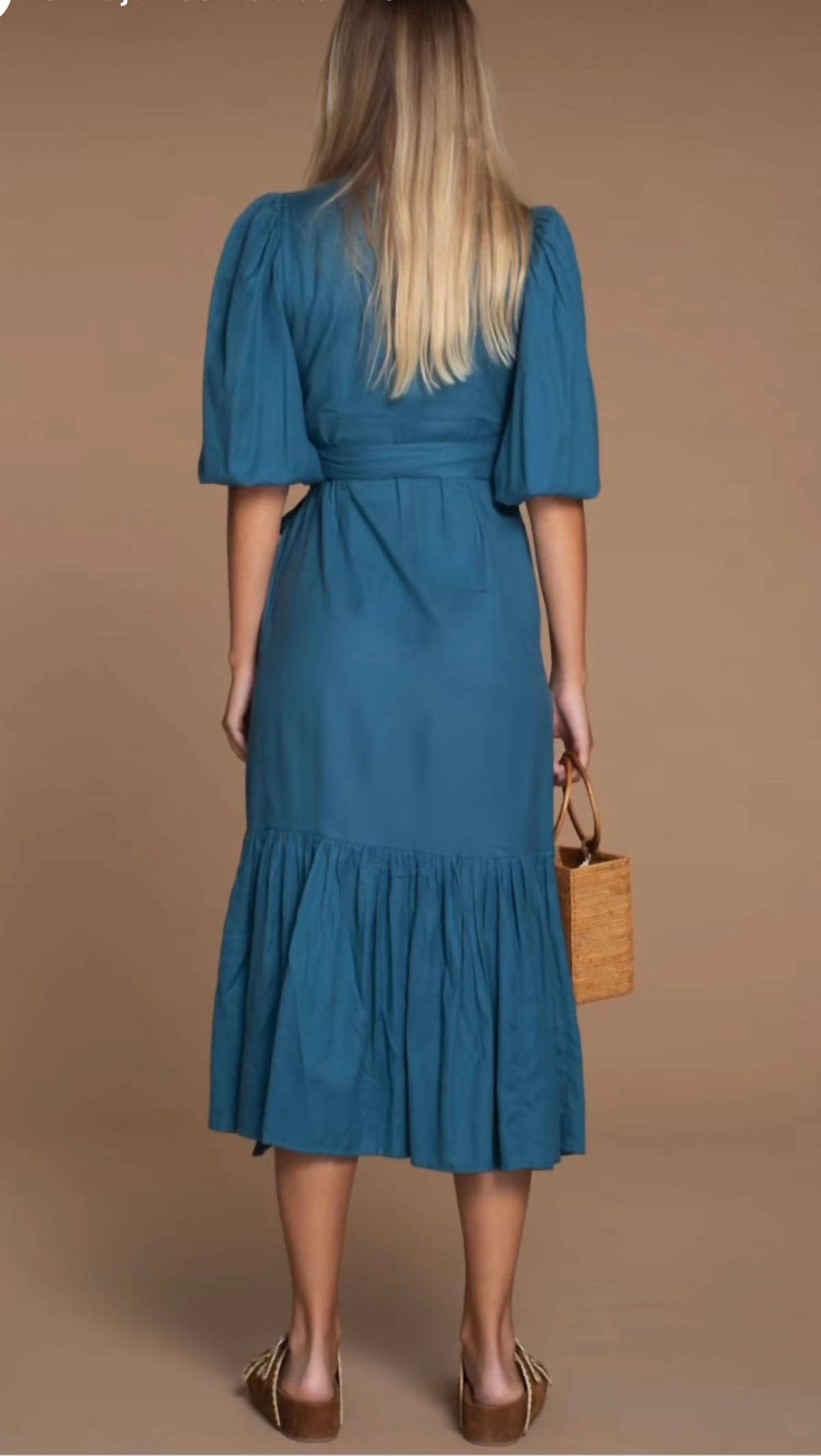 Style 1-2186258040-74 Olivia James the Label Size S Blue Cocktail Dress on Queenly