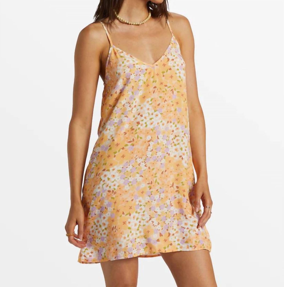 Style 1-2303410124-70 Billabong Size XS Yellow Cocktail Dress on Queenly