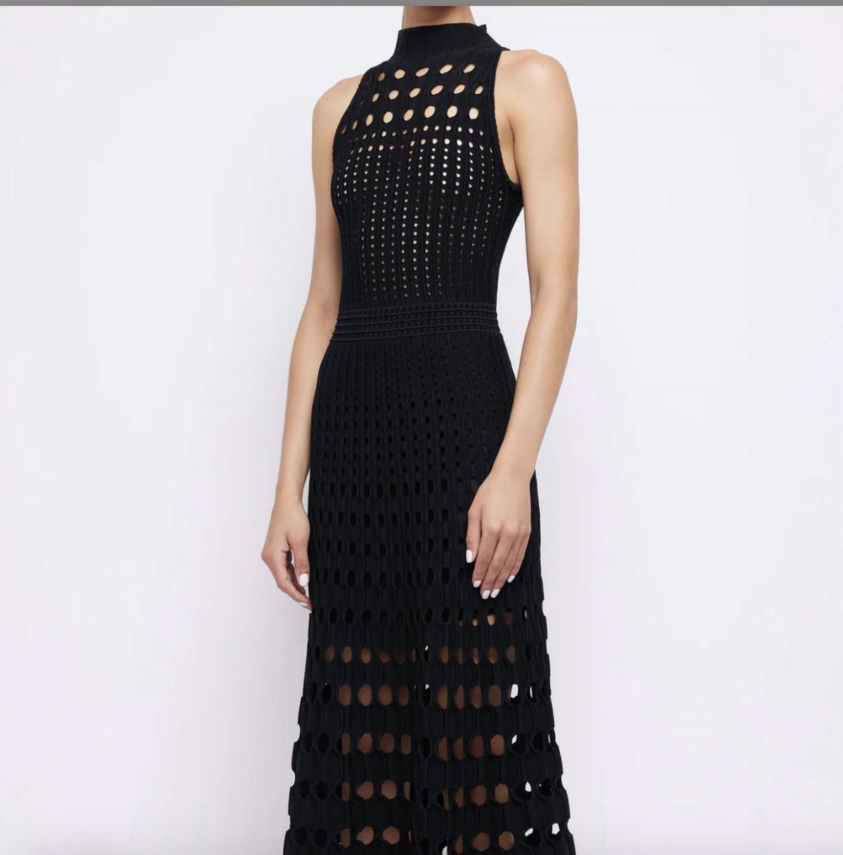 Style 1-2382111738-74 JONATHAN SIMKHAI Size S Black Cocktail Dress on Queenly