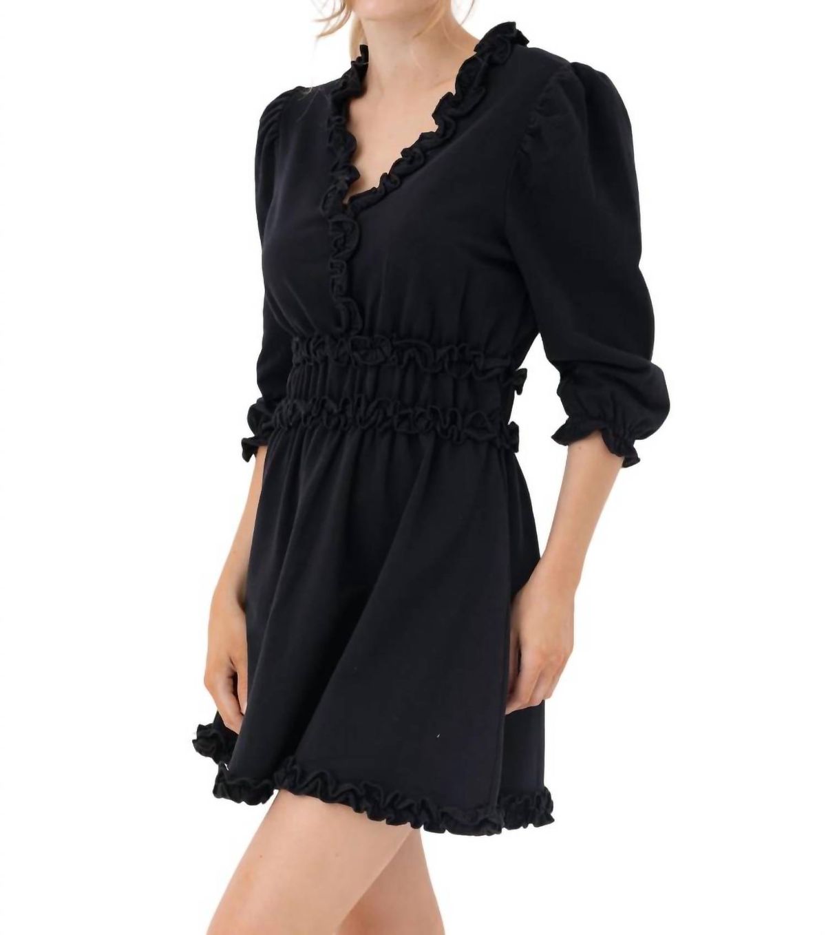 Style 1-2762701201-70 sundays Size XS Black Cocktail Dress on Queenly