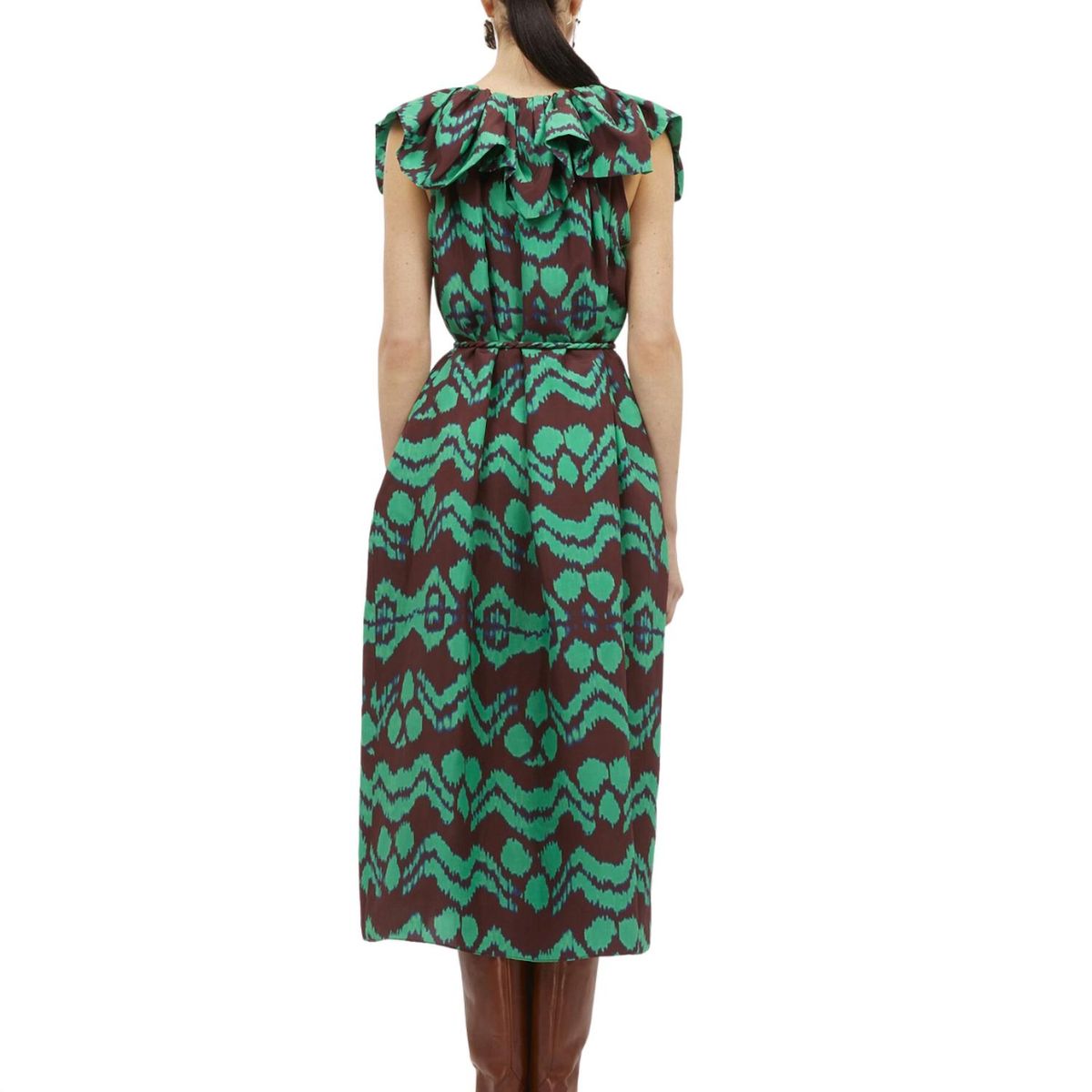 Style 1-2983633181-649 Ulla Johnson Size 2 Satin Emerald Green Cocktail Dress on Queenly