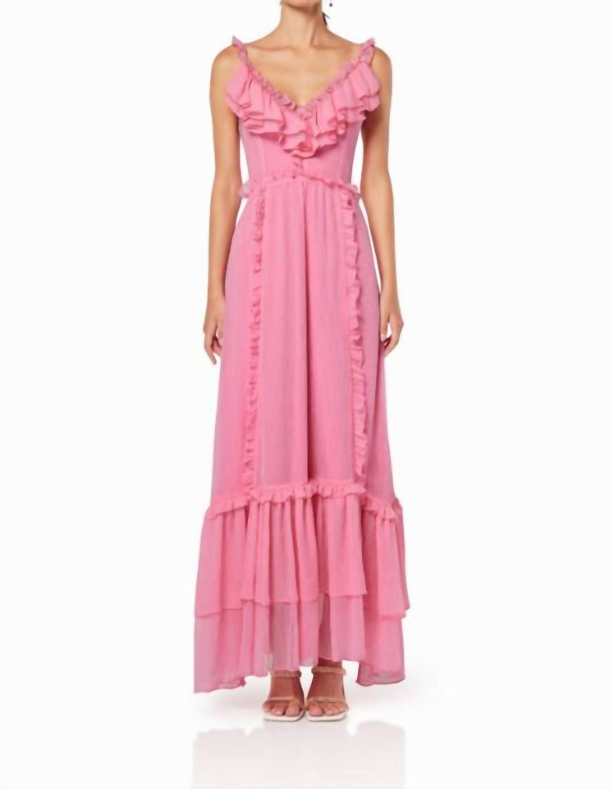 Style 1-4045647222-70 ELLIATT Size XS Pink Floor Length Maxi on Queenly