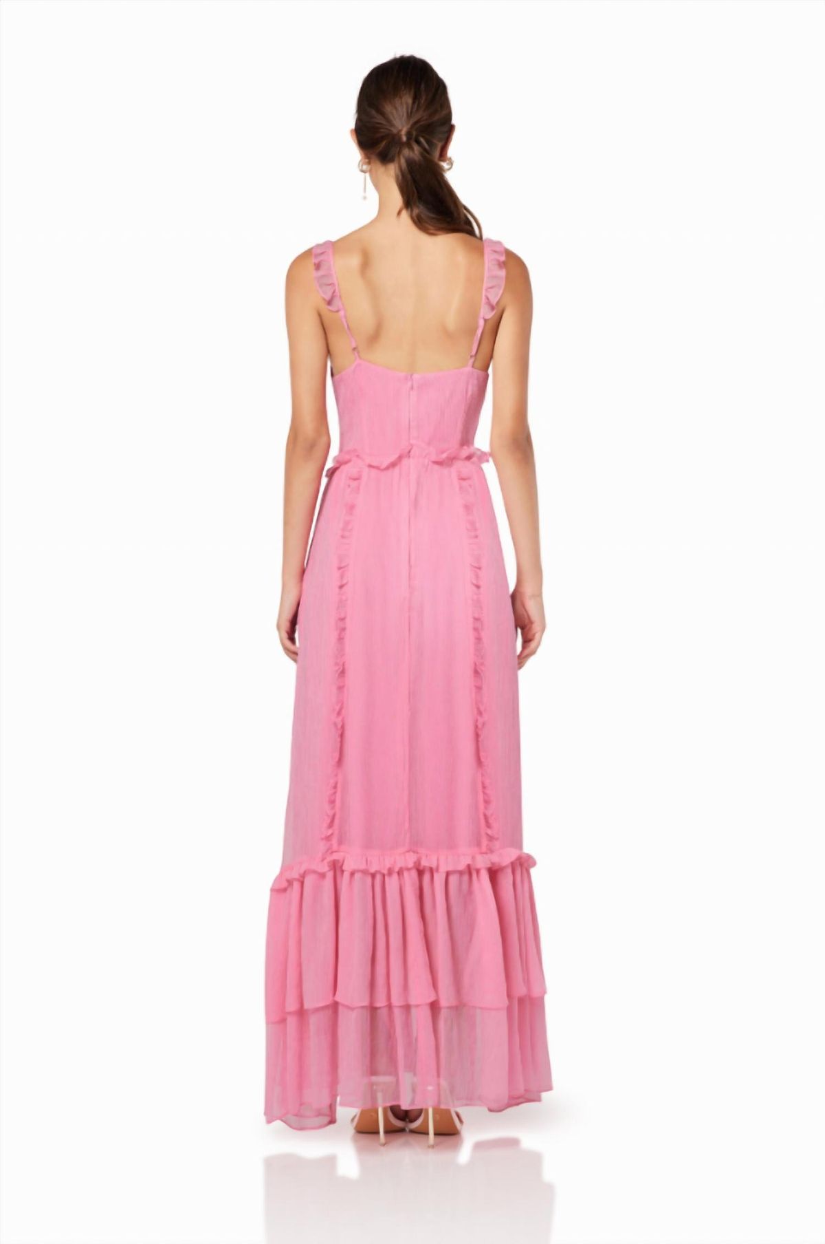 Style 1-4045647222-70 ELLIATT Size XS Pink Floor Length Maxi on Queenly