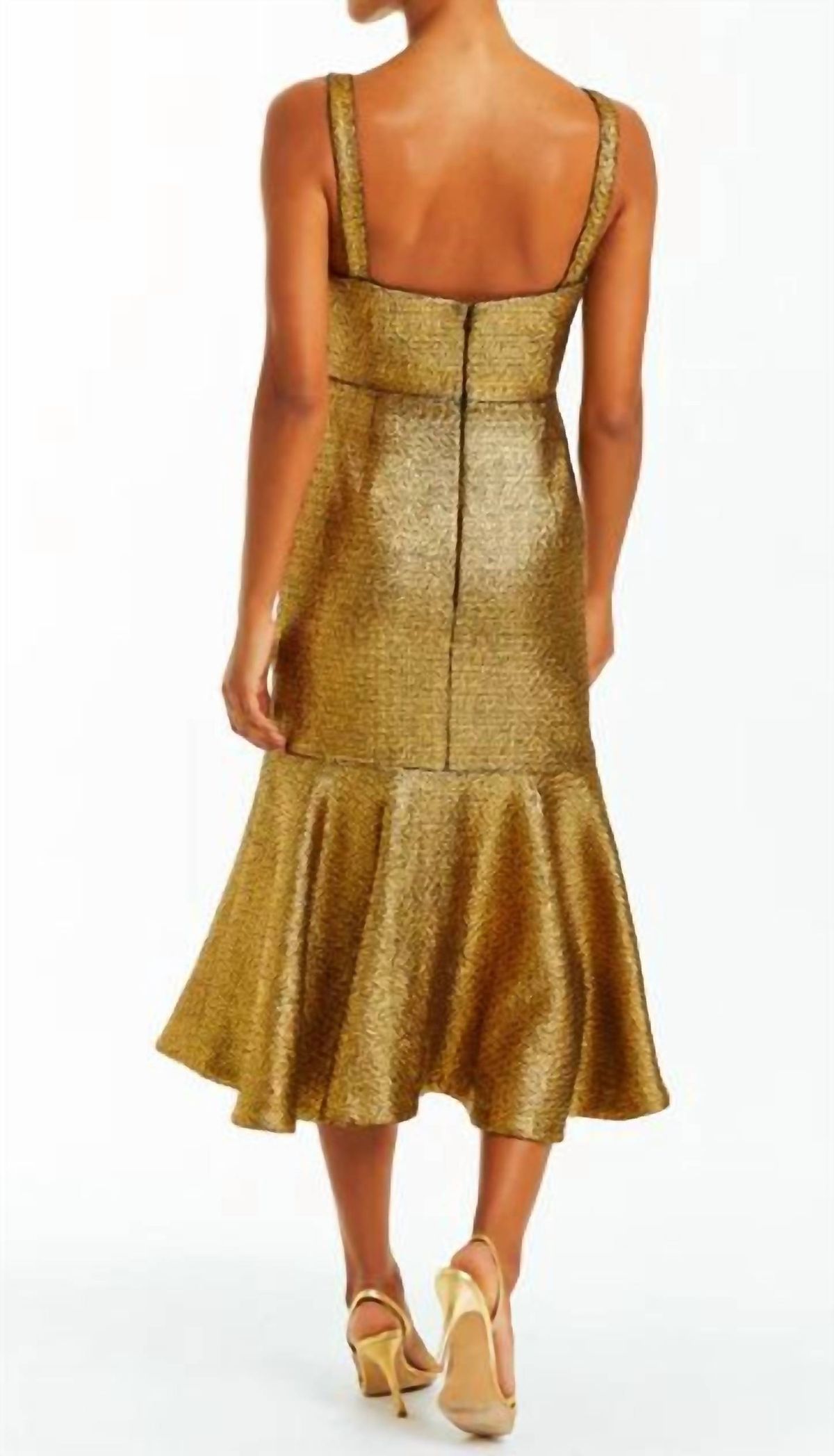 Style 1-4138014677-649 Mestiza New York Size 2 Gold Cocktail Dress on Queenly