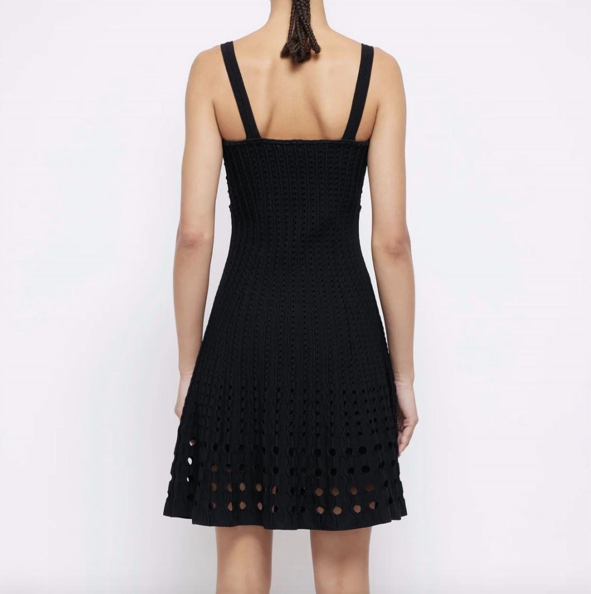 Style 1-4204546019-74 JONATHAN SIMKHAI Size S Black Cocktail Dress on Queenly