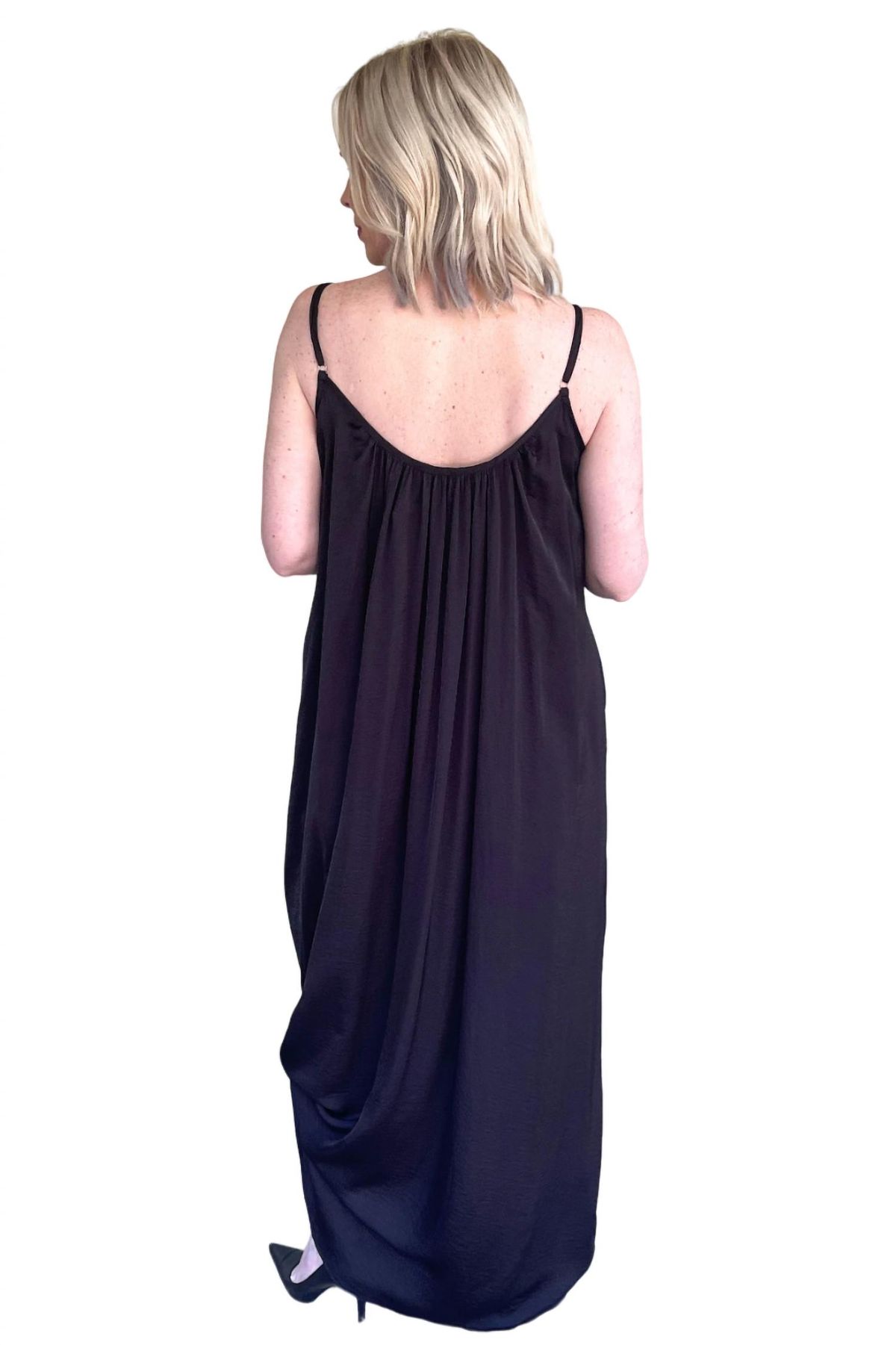Style 1-3012389541-149 BOHOBLU Size L Black Floor Length Maxi on Queenly