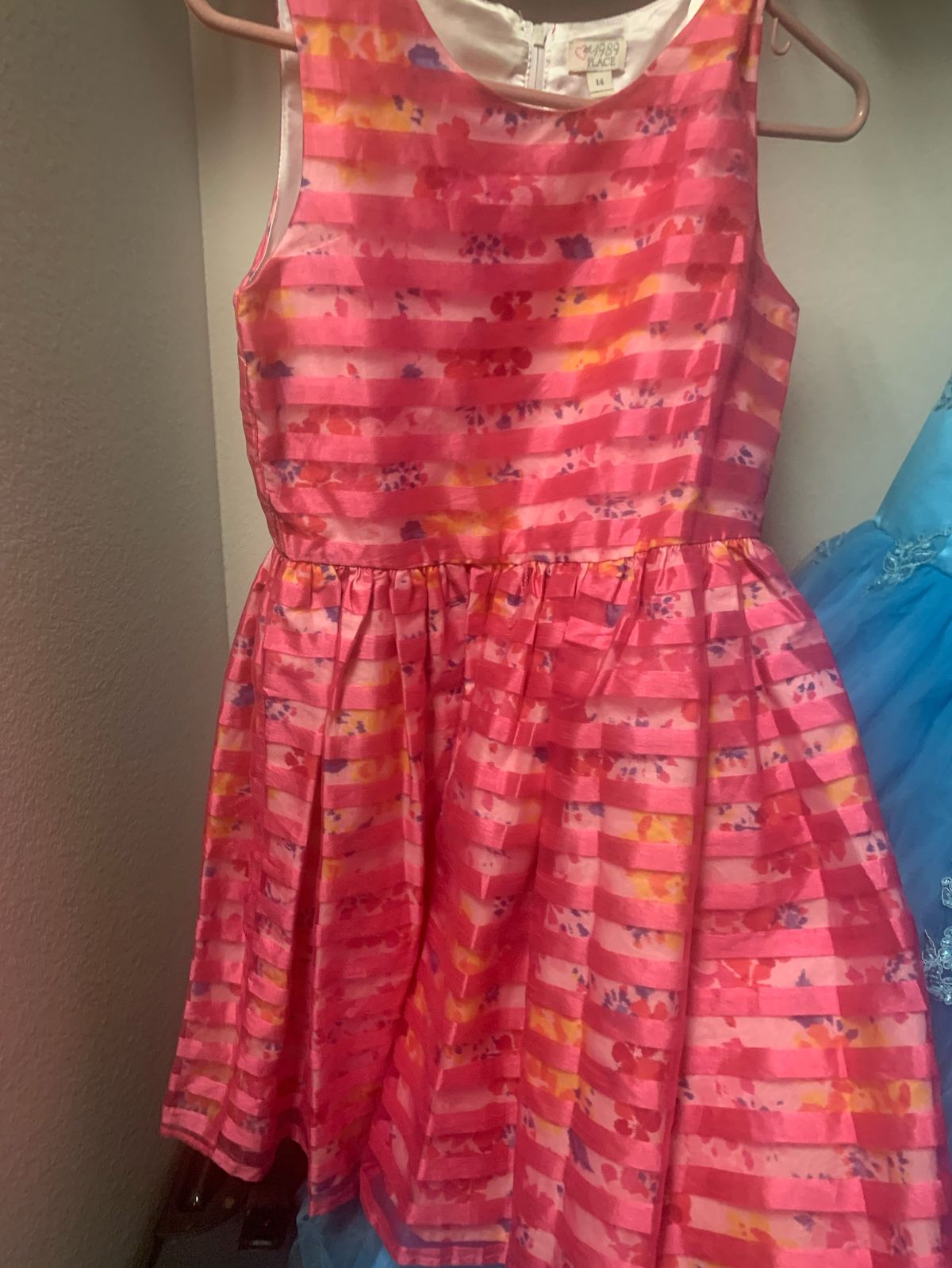 Girls Size 14 Pink Floor Length Maxi on Queenly