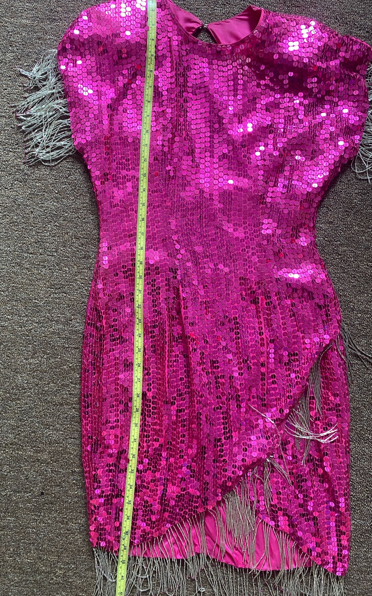 Vintage Mezza Luna by Modi Size 10 Pageant Hot Pink Cocktail Dress on Queenly