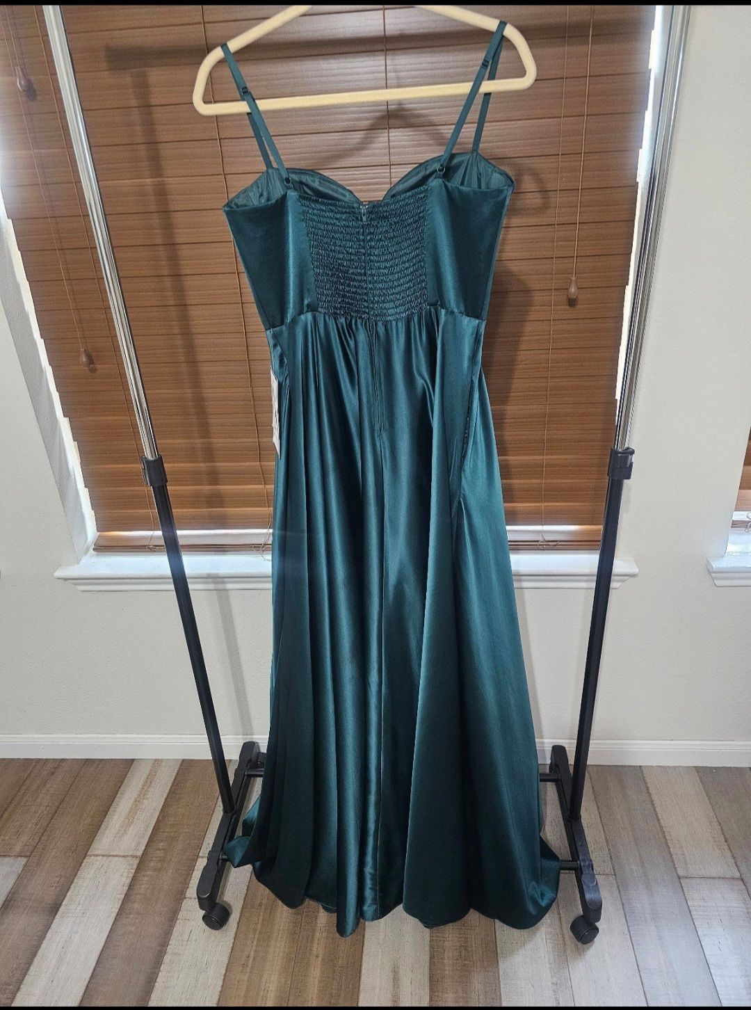 B.DARLIN Plus Size 16 Green Floor Length Maxi on Queenly