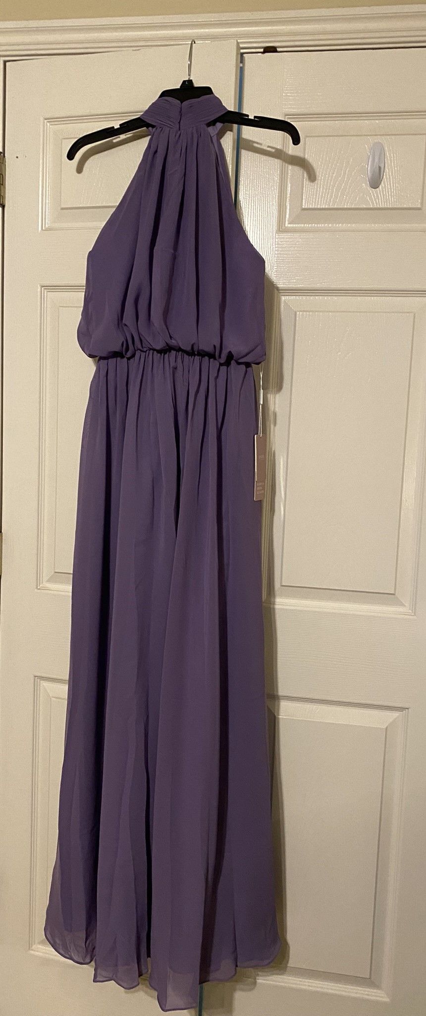 Stacees Size 4 Bridesmaid Purple A-line Dress on Queenly