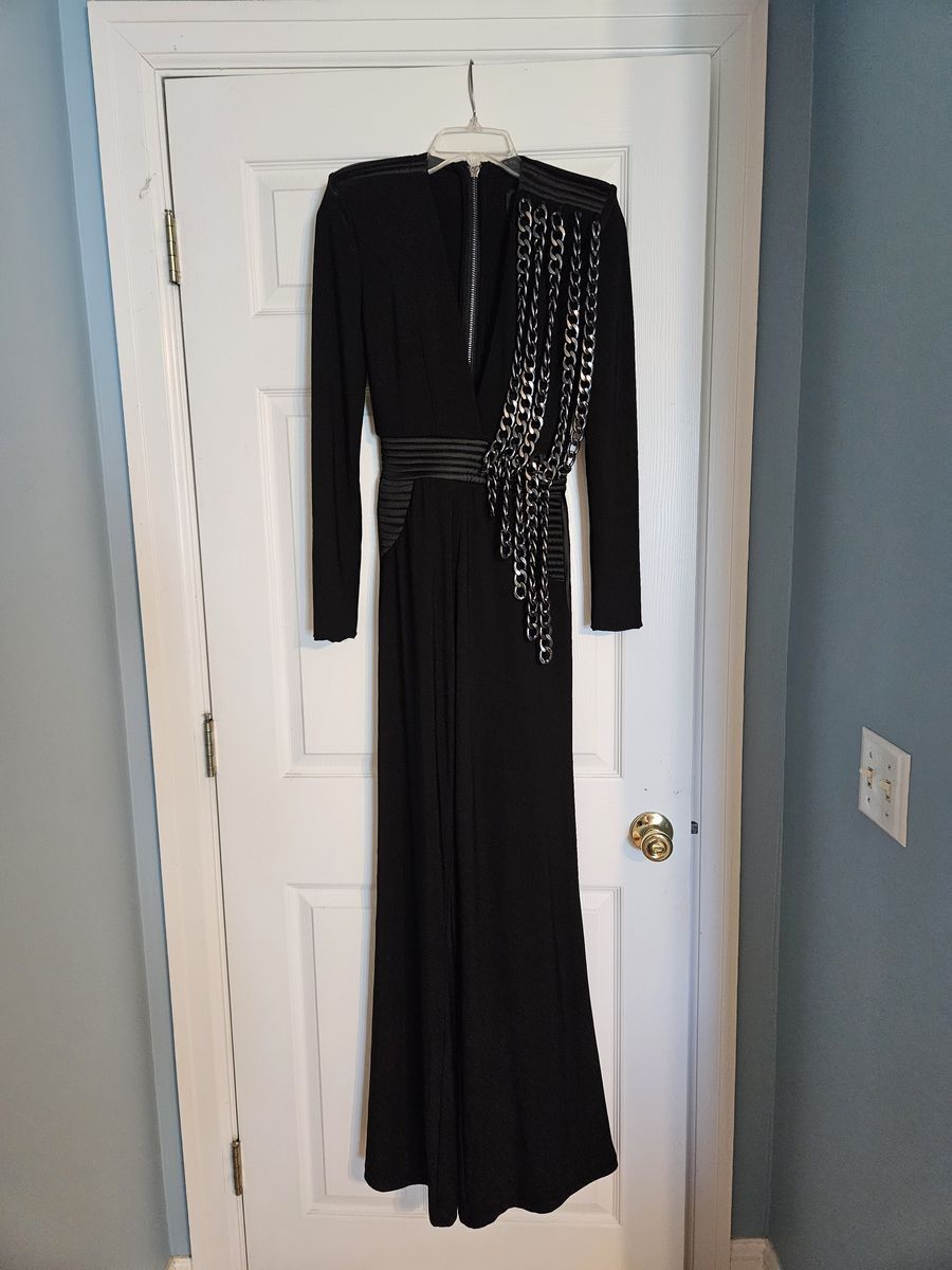 Zhivago Size 2 Pageant Black Formal Jumpsuit on Queenly