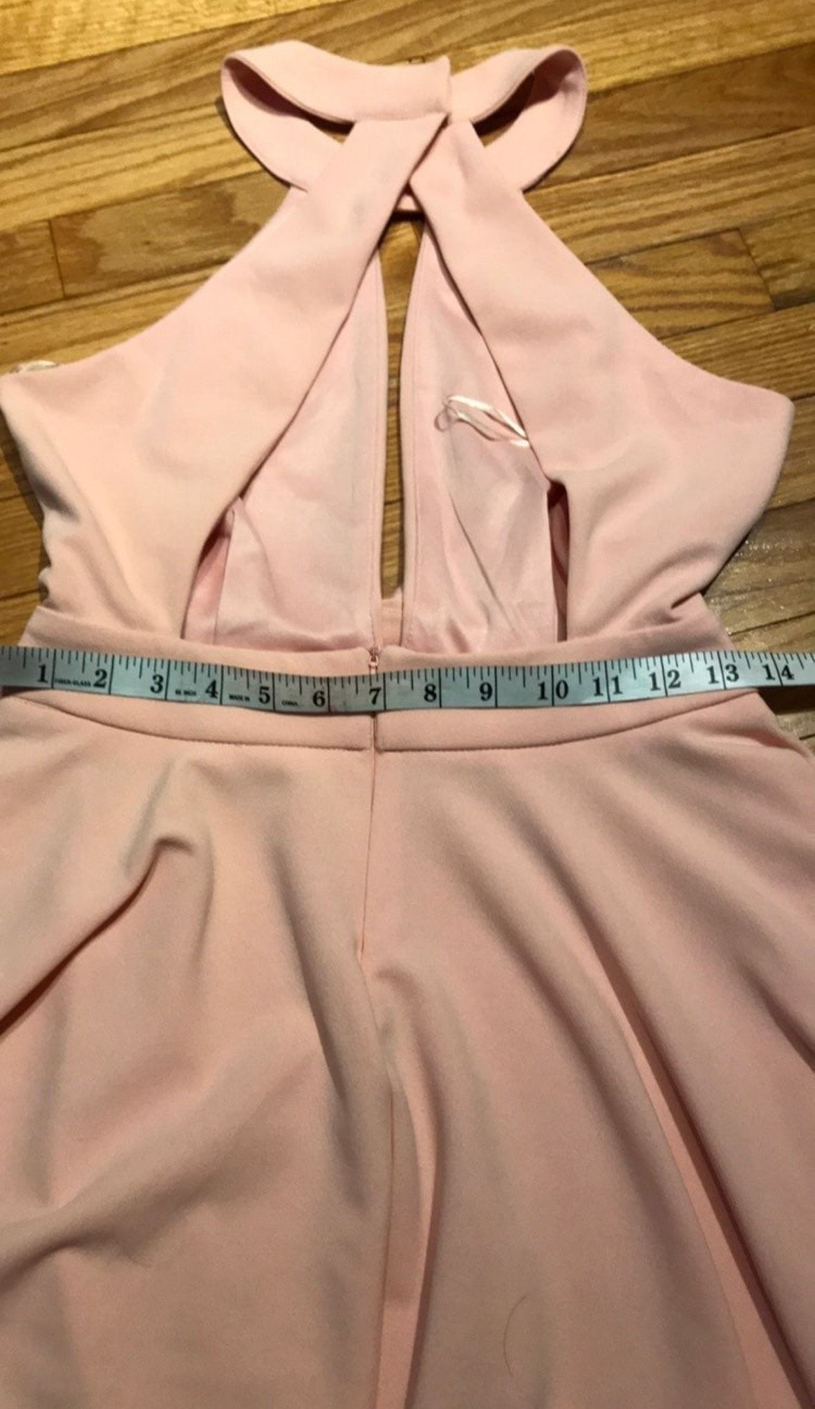 Akira Size S Prom Plunge Pink Cocktail Dress on Queenly