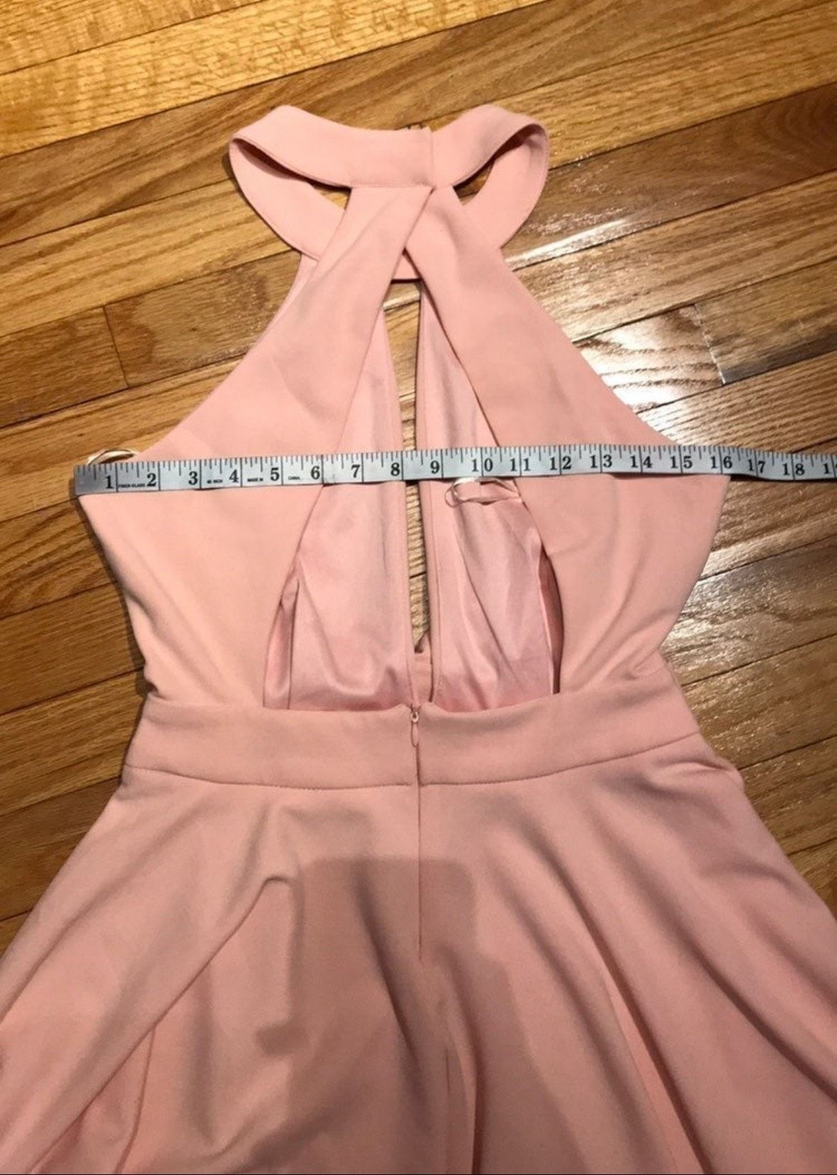 Akira Size S Prom Plunge Pink Cocktail Dress on Queenly