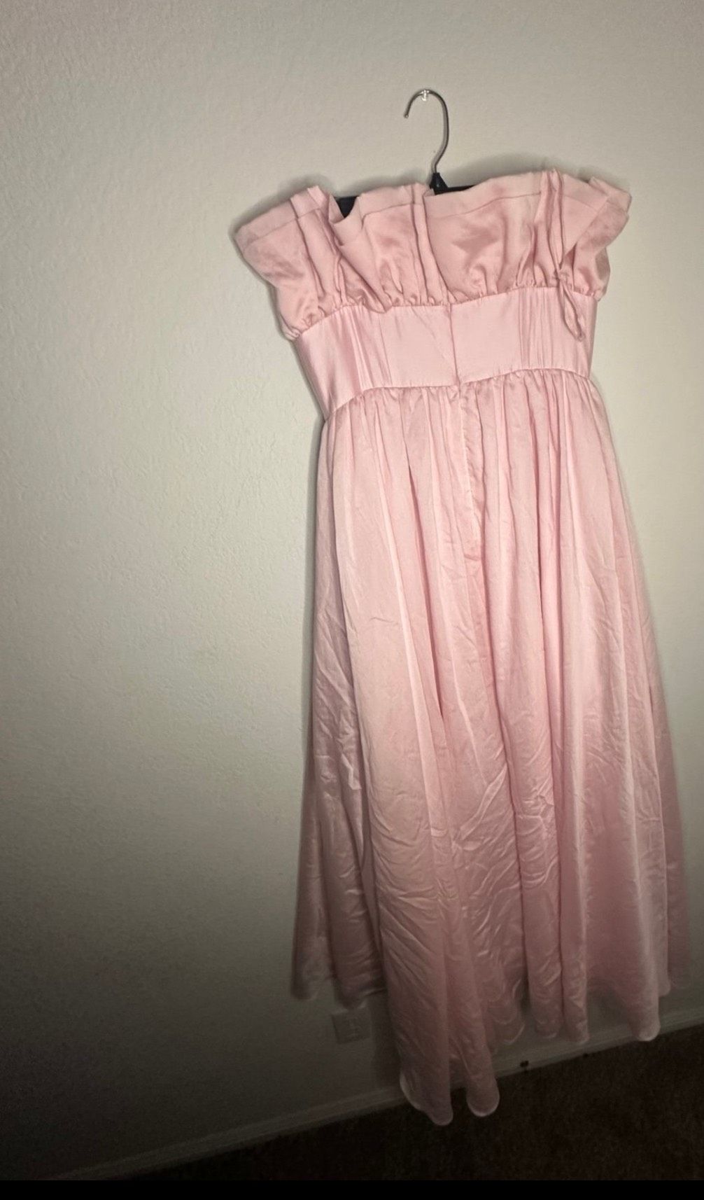 Antonio melani Size 8 Strapless Pink A-line Dress on Queenly