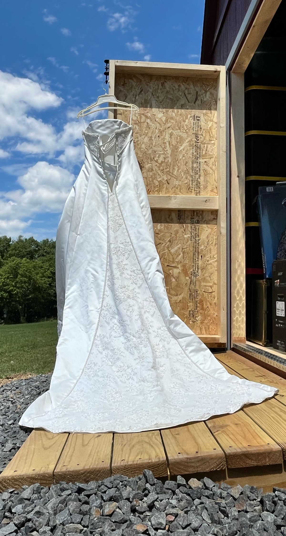 Maggie Sottero Size 10 Wedding Strapless White Ball Gown on Queenly