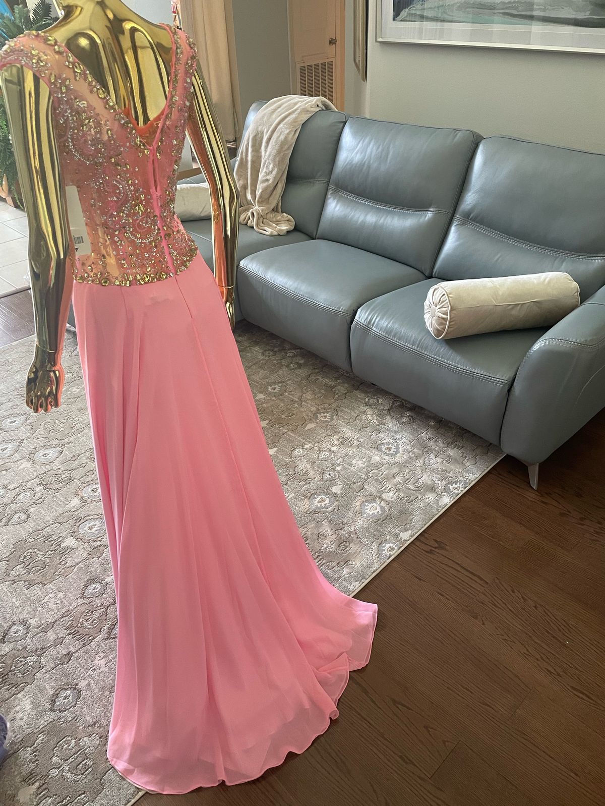 Style 14637 Panoply Size 6 Prom Pink Floor Length Maxi on Queenly