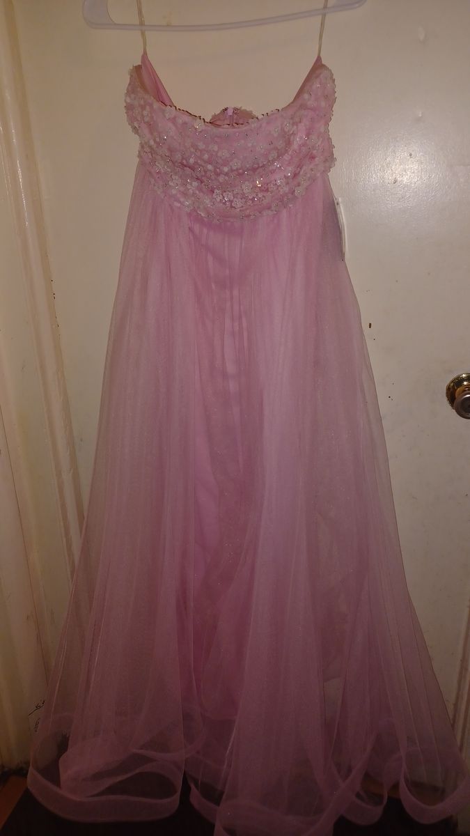 Monarch Boutique  Size 14 Pink Floor Length Maxi on Queenly