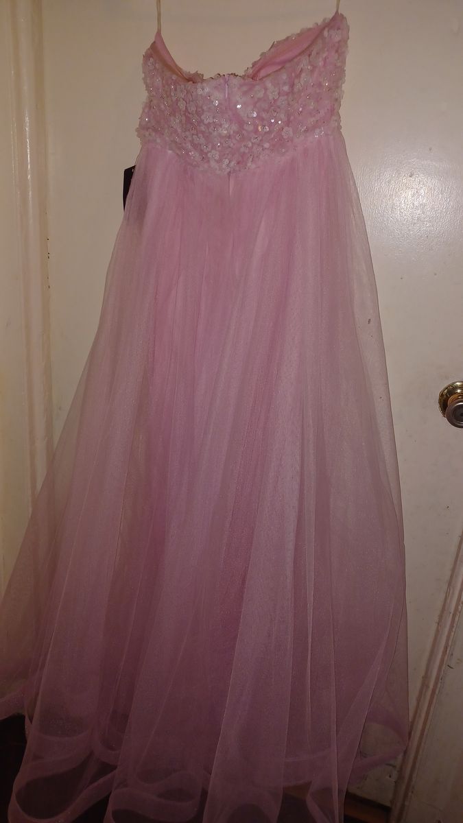 Monarch Boutique  Size 14 Pink Floor Length Maxi on Queenly