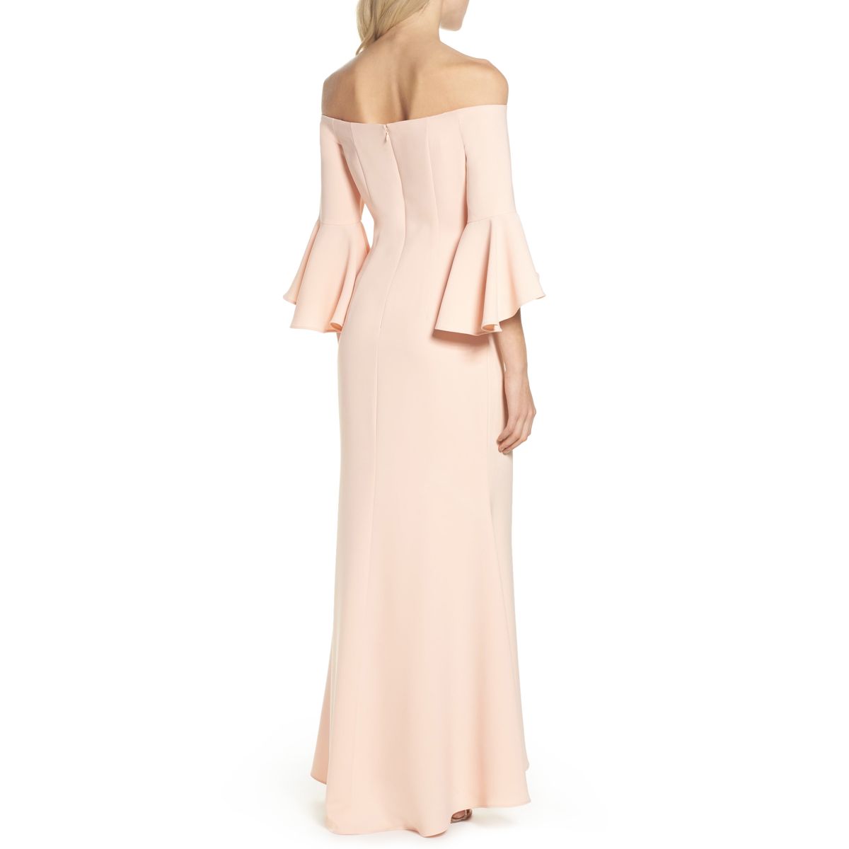 Vince Camuto Size 10 Off The Shoulder Pink Floor Length Maxi on Queenly