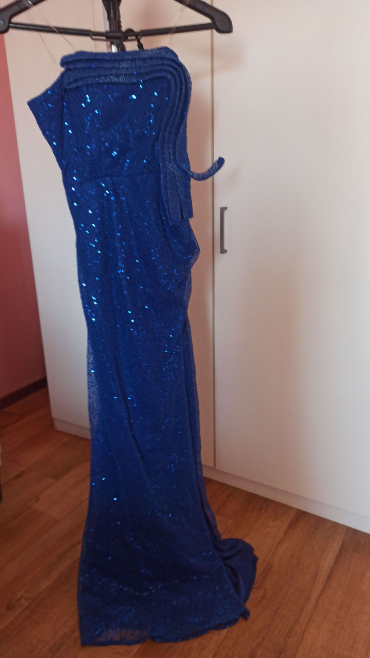 Size 6 Blue Ball Gown on Queenly