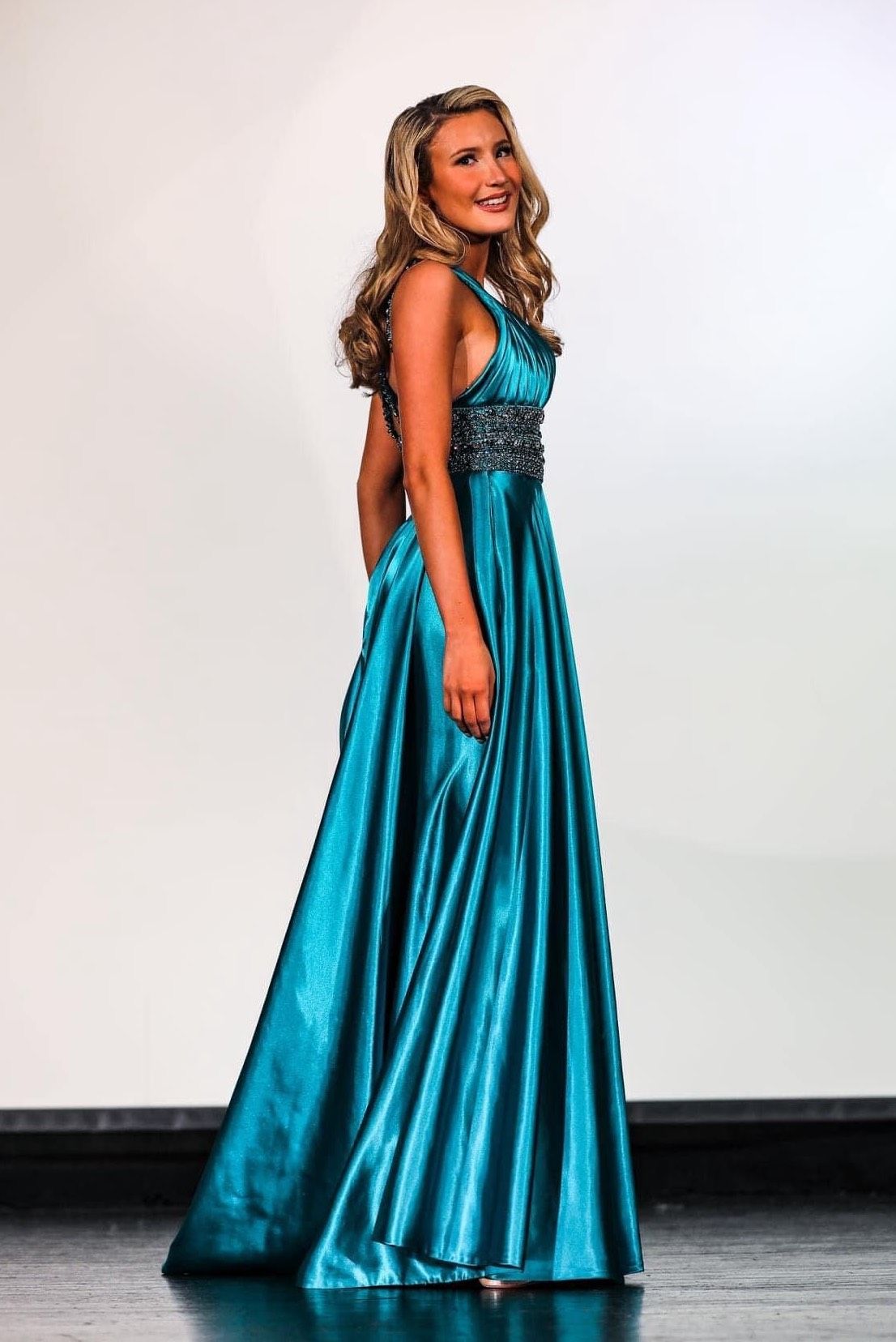 Sherri Hill Size 0 Pageant One Shoulder Blue A-line Dress on Queenly