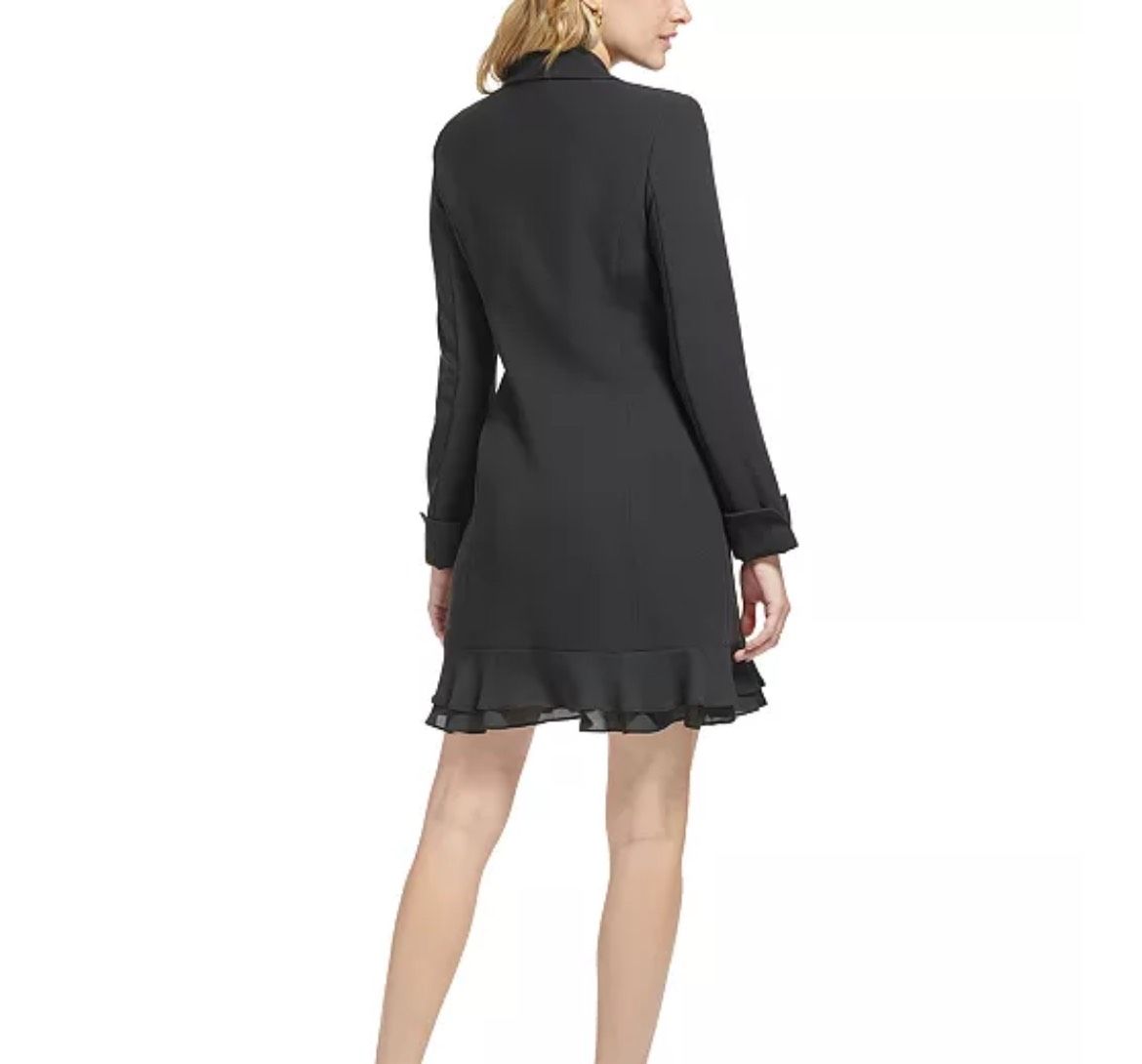 Karl Lagerfeld Size 8 Blazer Black Mermaid Dress on Queenly