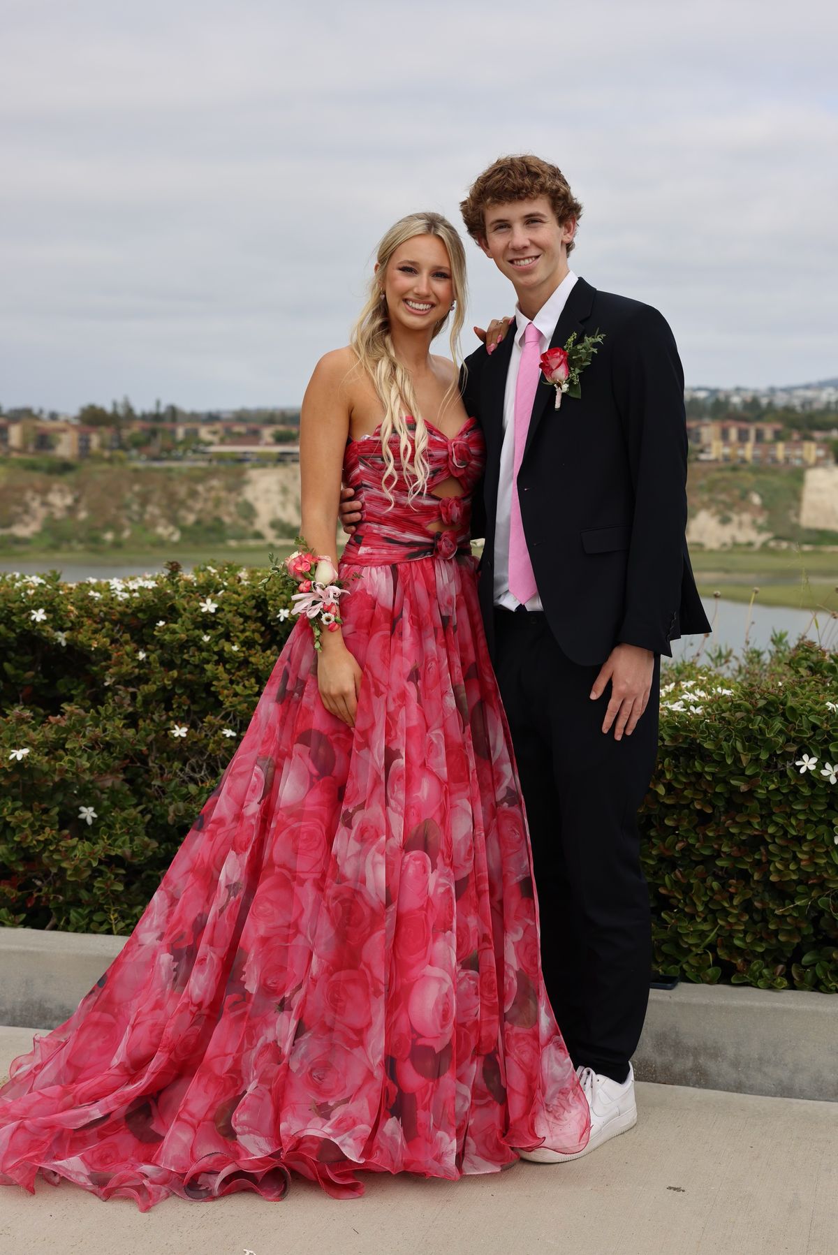 Style 56241 Sherri Hill Size 2 Prom Strapless Pink Ball Gown on Queenly