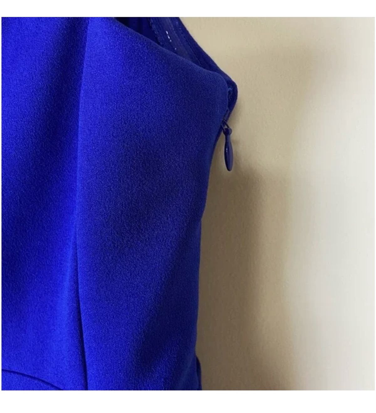 Size 4 One Shoulder Blue Formal Jumpsuit on Queenly