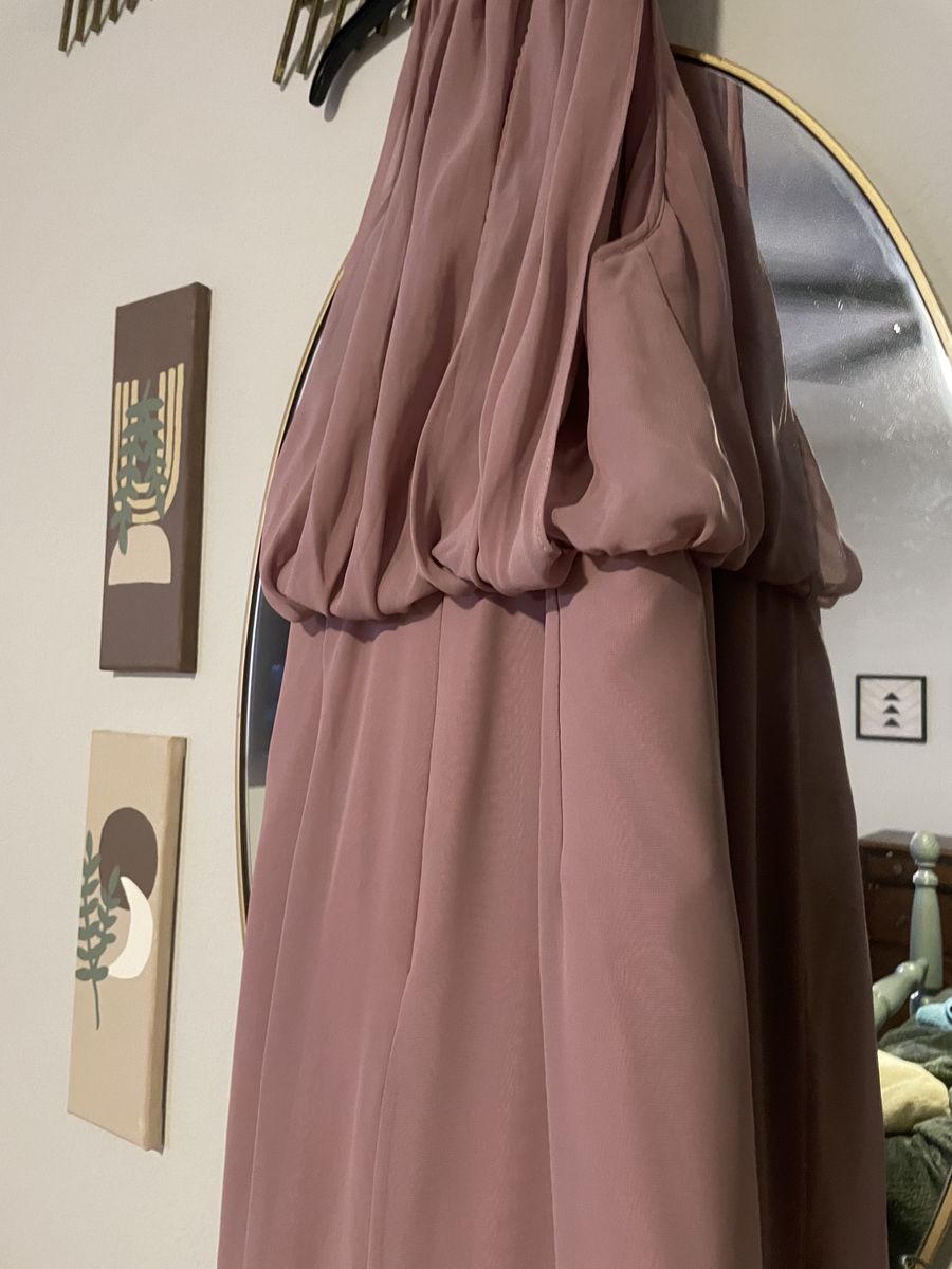 Size 10 Prom Pink Floor Length Maxi on Queenly