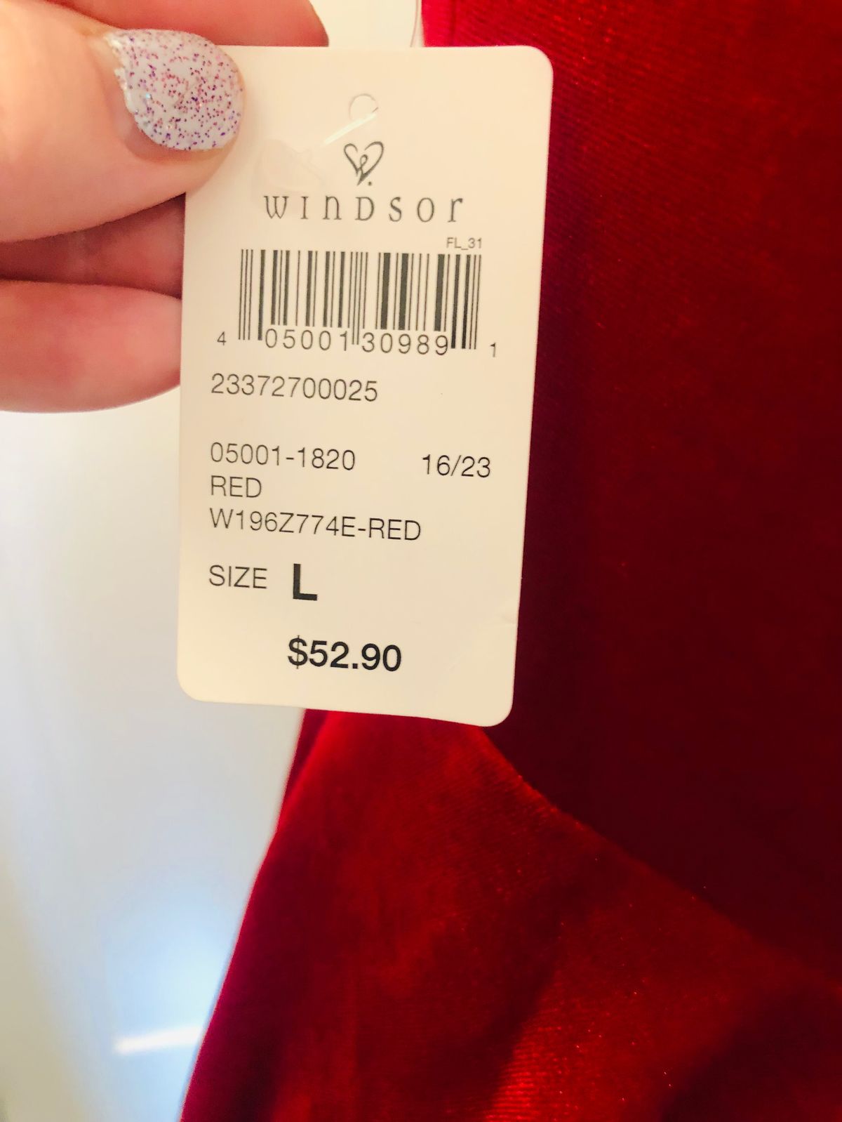 Windsor Size L Homecoming Plunge Red Cocktail Dress on Queenly