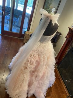 MoriLee Size 10 Pink Ball Gown on Queenly