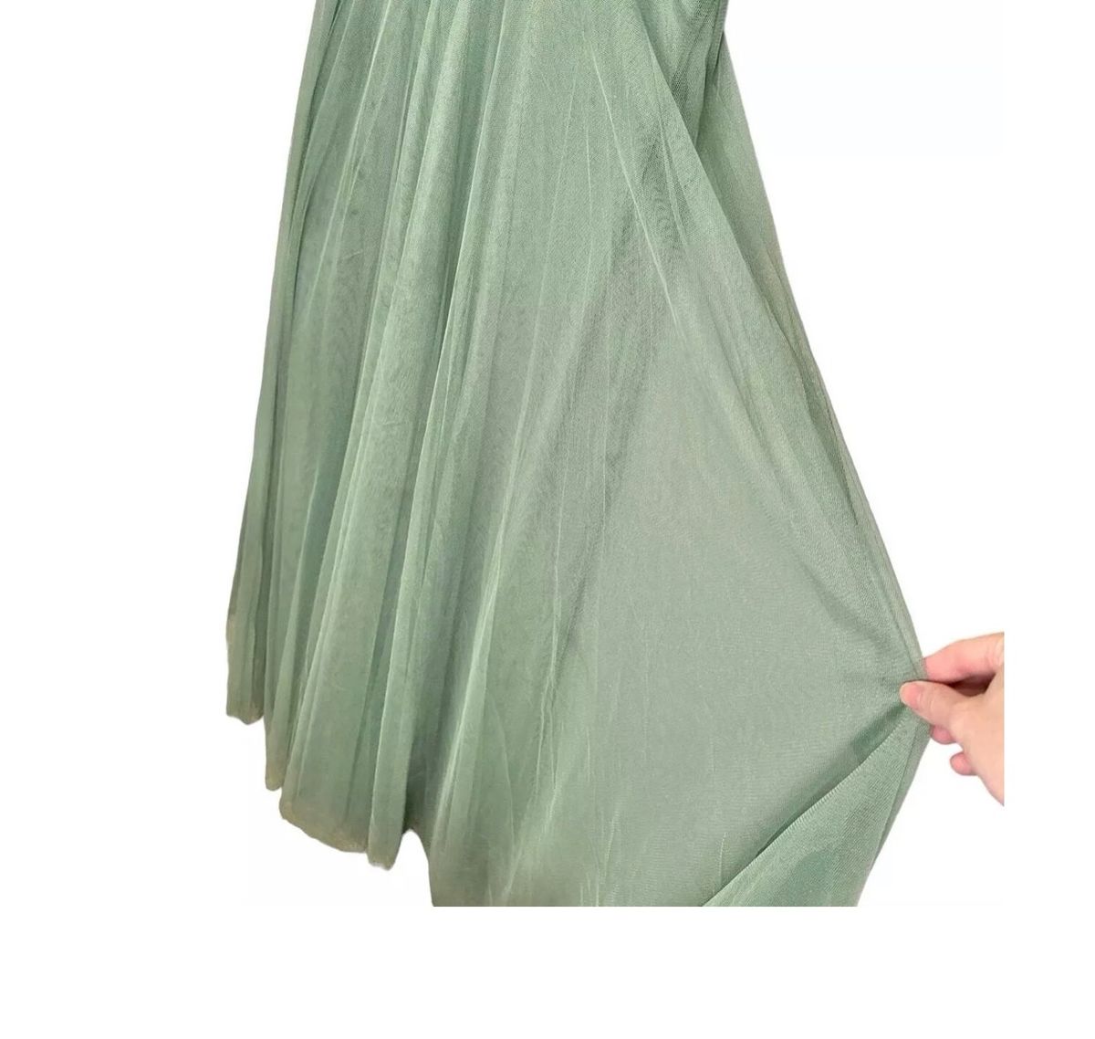 Size XL Halter Green Side Slit Dress on Queenly