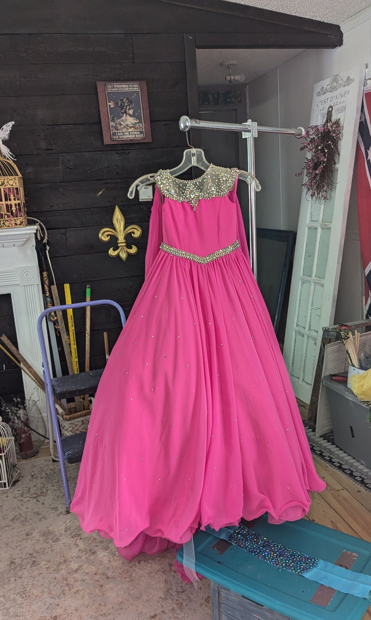 Johnathan Kayne Size 2 Pink Ball Gown on Queenly