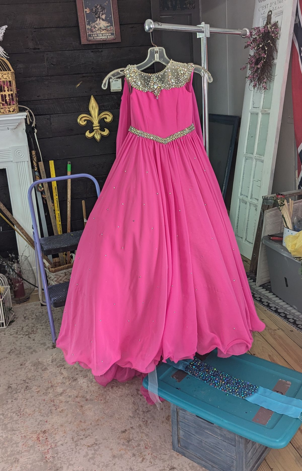 Johnathan Kayne Size 2 Pink Ball Gown on Queenly