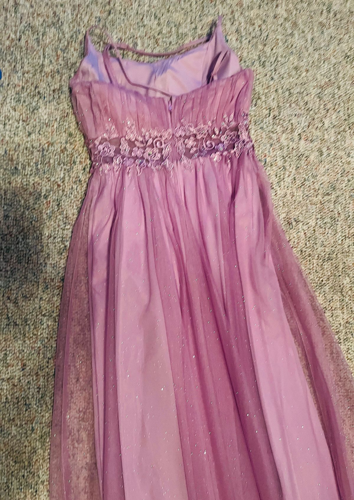 Size 4 Prom Strapless Purple A-line Dress on Queenly