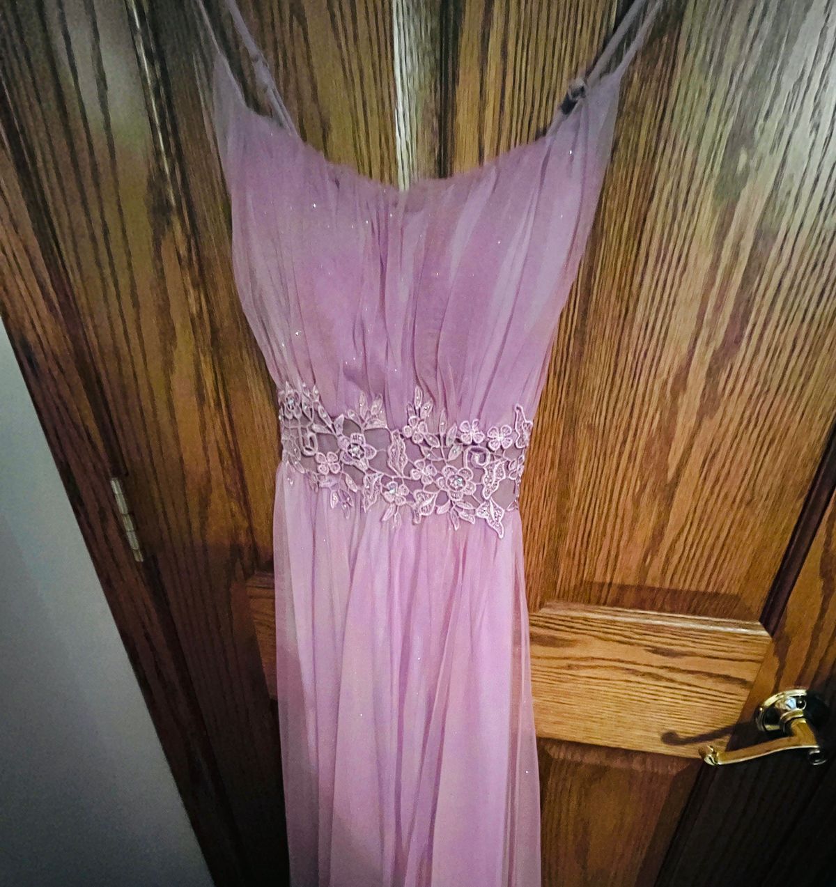 Size 4 Prom Strapless Purple A-line Dress on Queenly