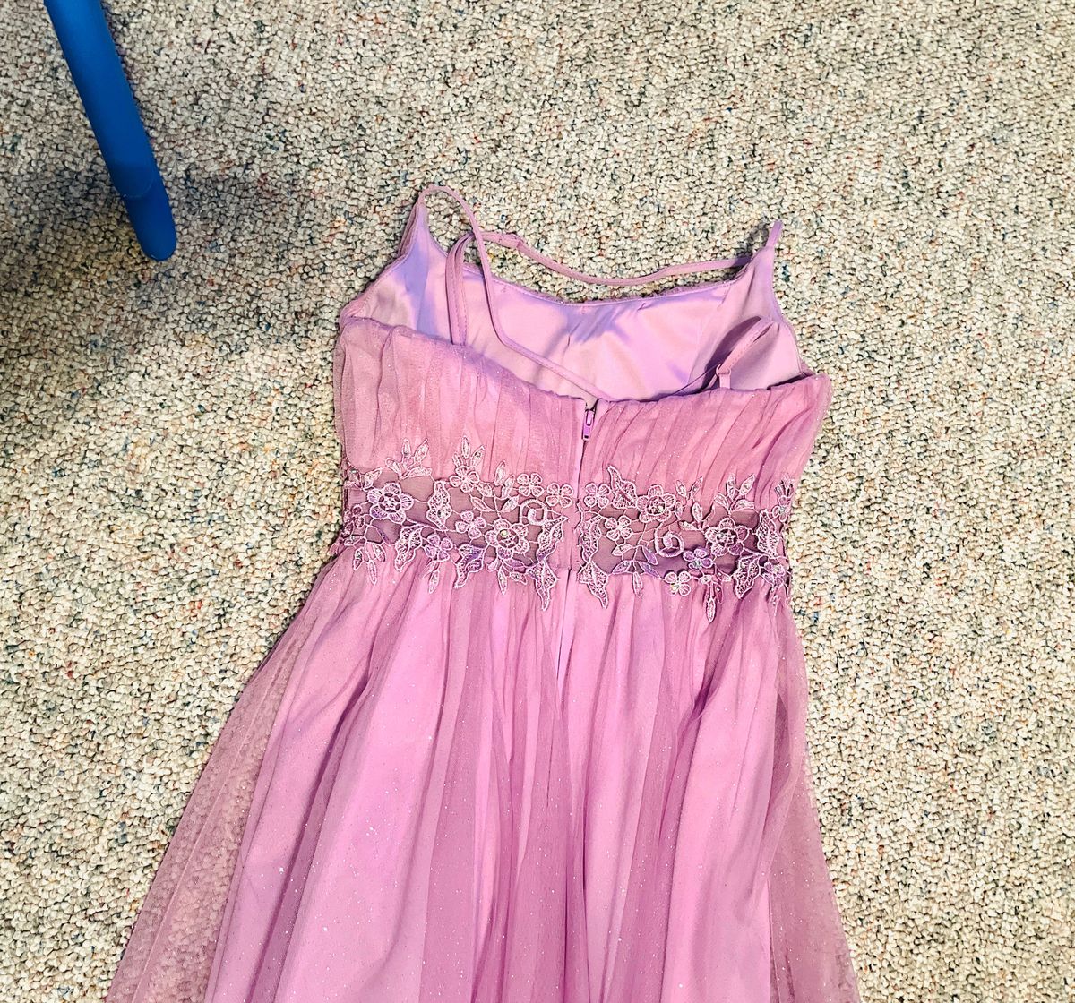 Size 4 Prom Strapless Purple A-line Dress on Queenly