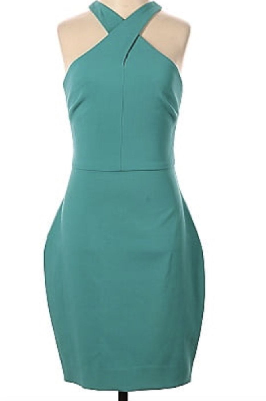 Style Carolyn Dress Likely Size 0 Halter Blue Cocktail Dress on Queenly