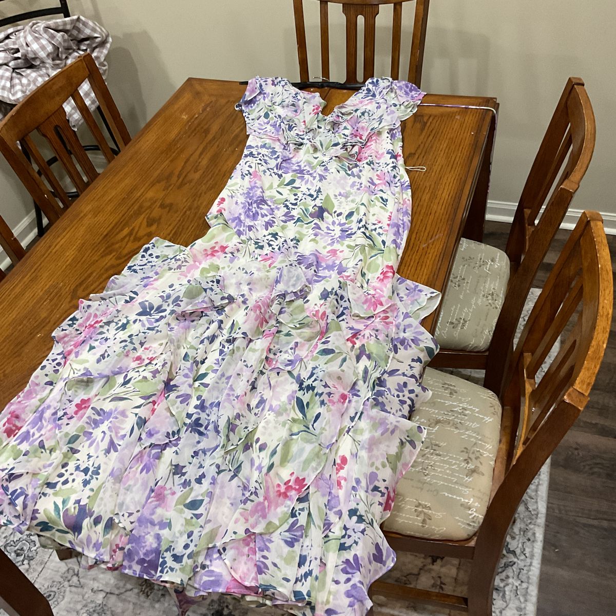 Ralph Lauren Size 12 Multicolor Cocktail Dress on Queenly