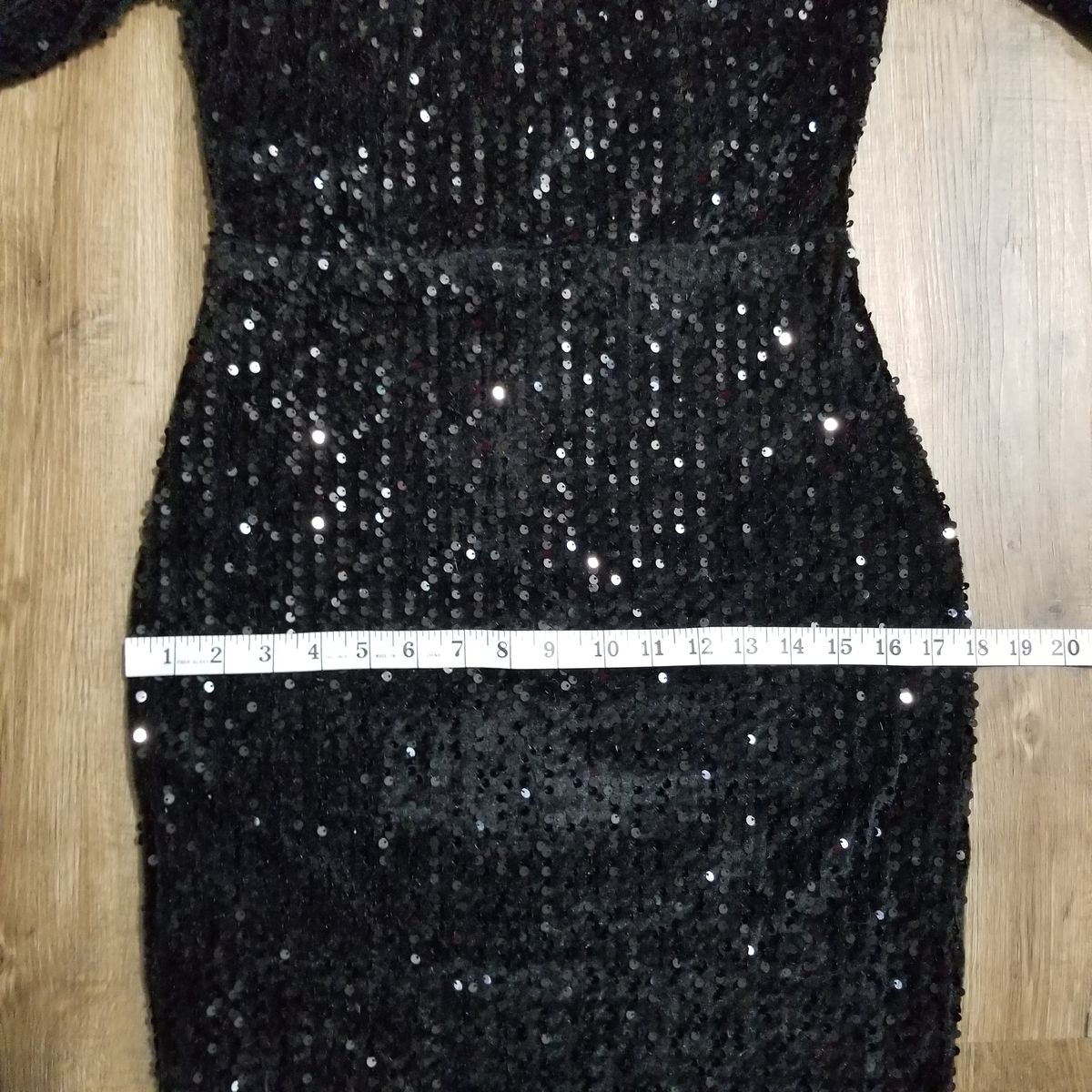 Style (Sz M, also fits S) Miss Ord Size 8 Pageant Off The Shoulder Velvet Black Mermaid Dress on Queenly