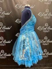 Size 14 Blue Cocktail Dress on Queenly