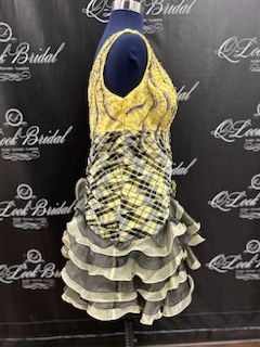 Size 10 Yellow Cocktail Dress on Queenly