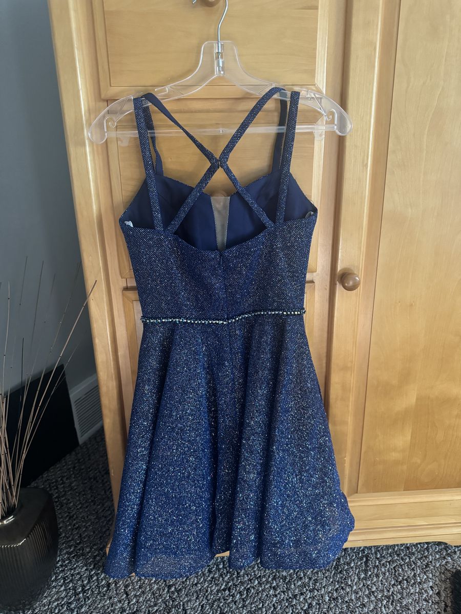 Vienna Size 00 Prom Blue Cocktail Dress on Queenly