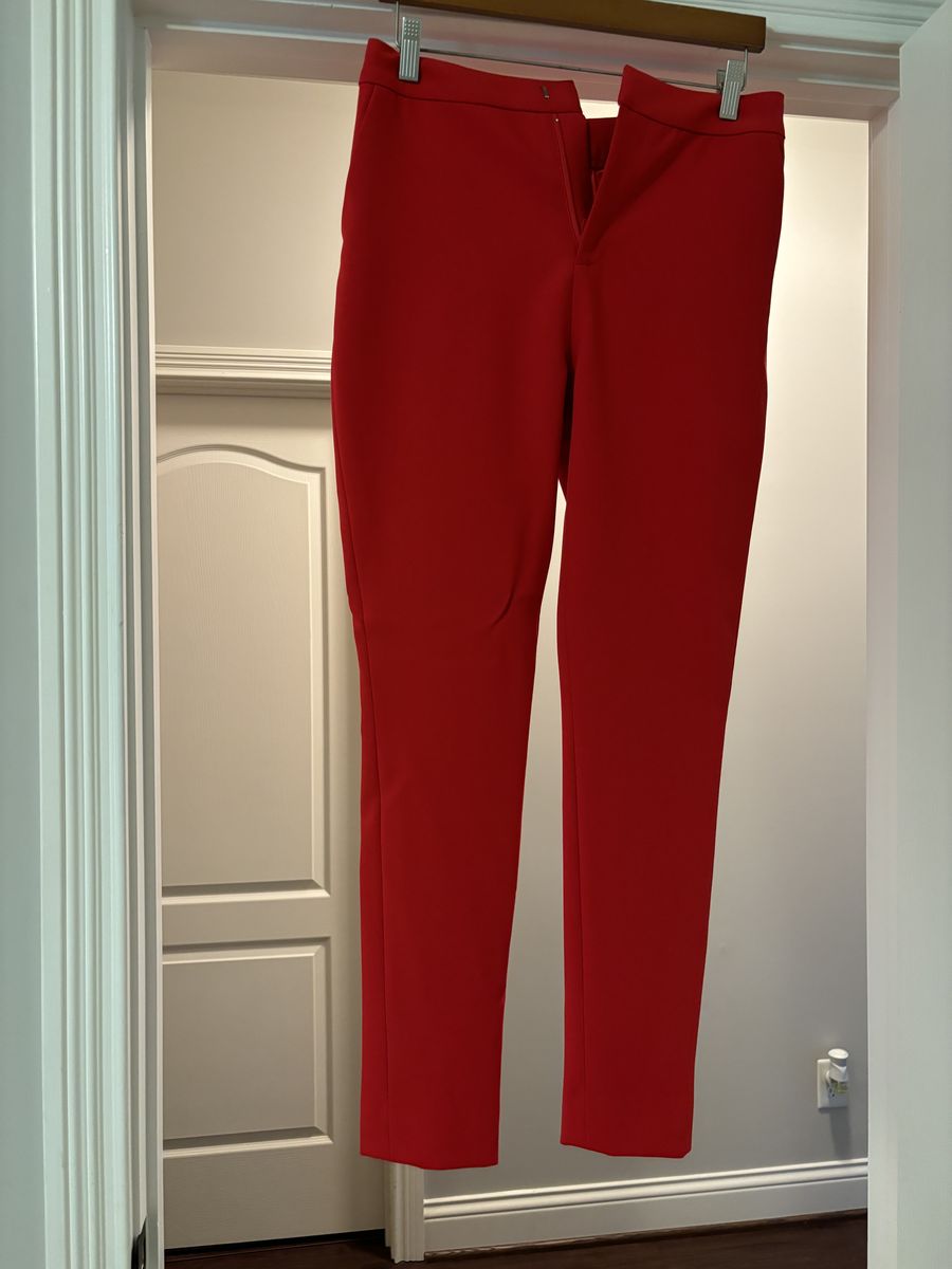 Miss Circle Size 6 Prom Blazer Red Formal Jumpsuit on Queenly