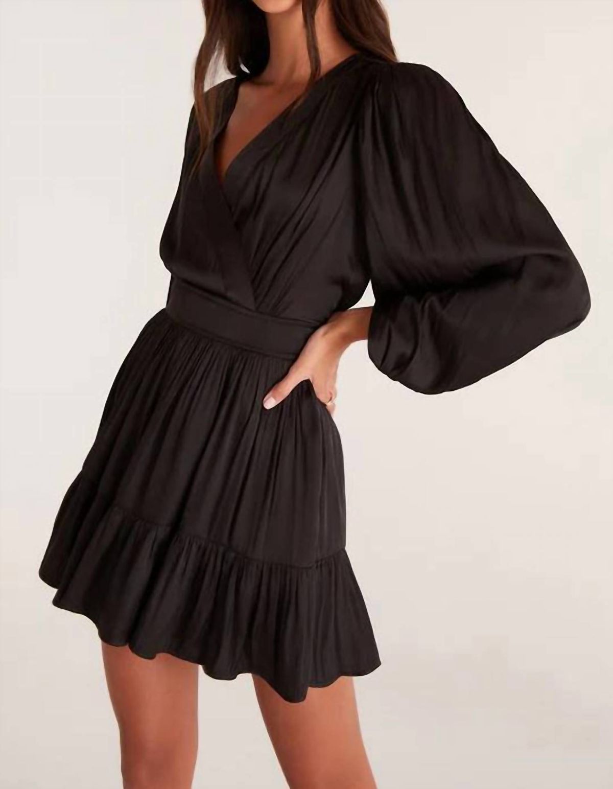 Style 1-1569491479-892 Z Supply Size M Black Cocktail Dress on Queenly