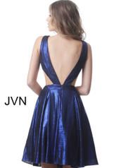 Style JVN 1499 JVN By Jovani Size 0 Blue Cocktail Dress on Queenly