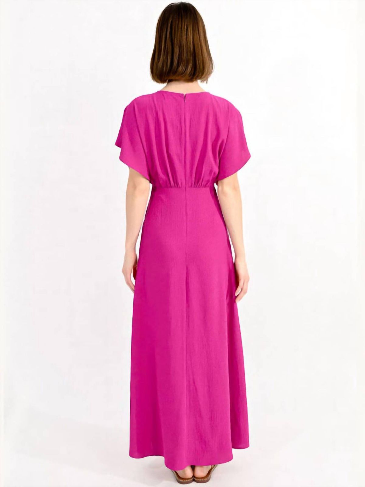 Style 1-2010094614-70 MOLLY BRACKEN Size XS Hot Pink Floor Length Maxi on Queenly